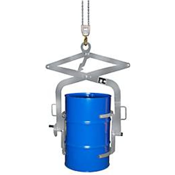 Vatendraaitang FWZ 200, voor 200 liter vaten, gegalvaniseerd