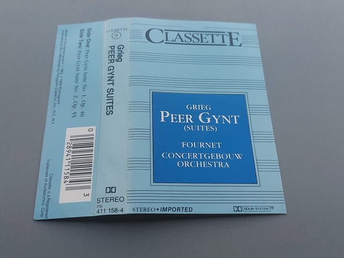 EDVARD GRIEG - PEER GYNT SUITES (MC)