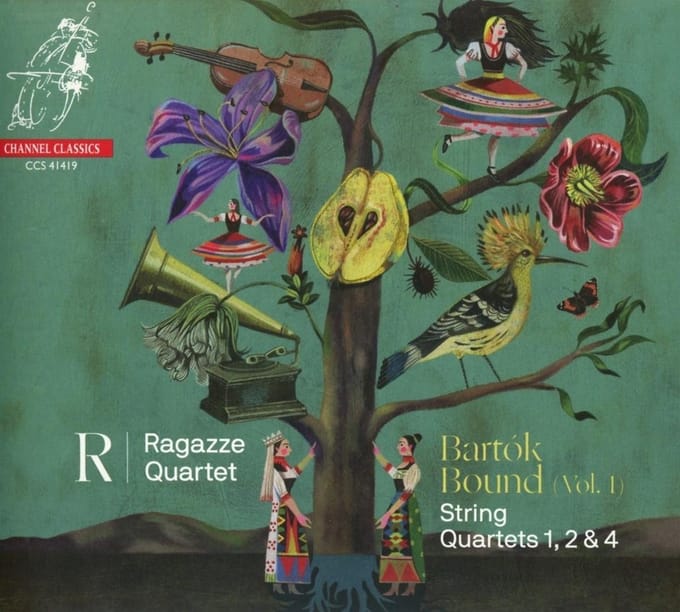 Ragazze Quartet - Bartók Bound (Vol. 1) (String Quartets 1, 2 & 4) (CD)
