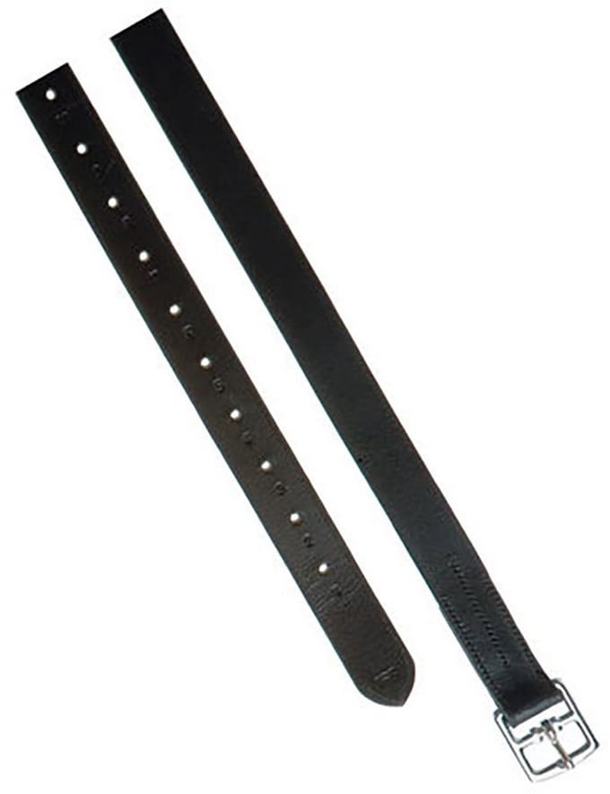 Hispano Hipica English Stijgbeugelriemen Zwart 29 x 155 cm