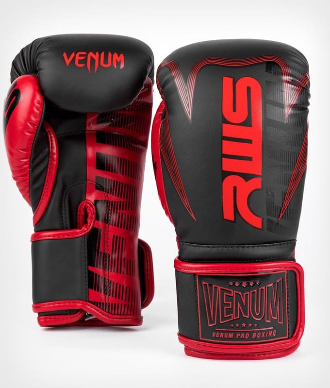 VENUM X RWS - BOKSHANDSCHOENEN - ZWART - 16oz