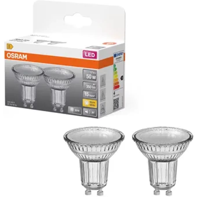 Osram Ledspot - Warm Wit - Gu10 - 3,7w - 2 Stuks