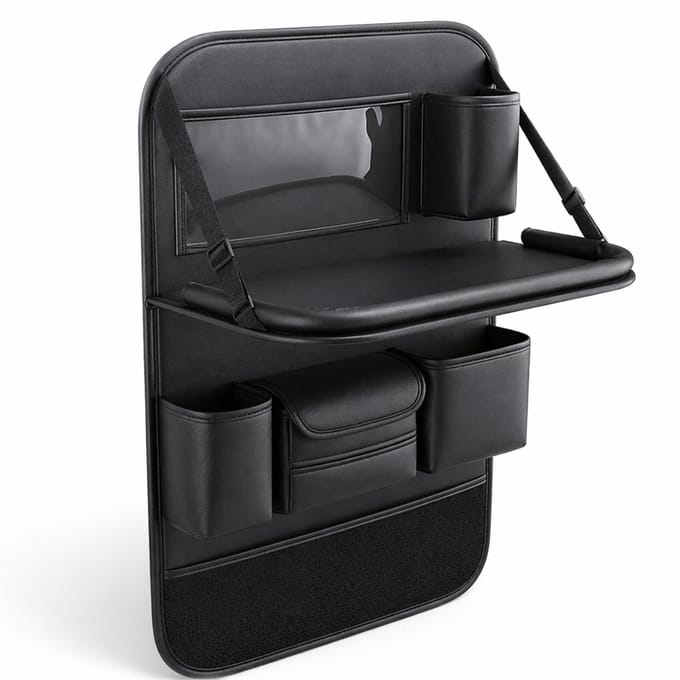 Auto Organizer Met Tafel - Achterbank Opberger Met Bekerhouder en Tablet Houder