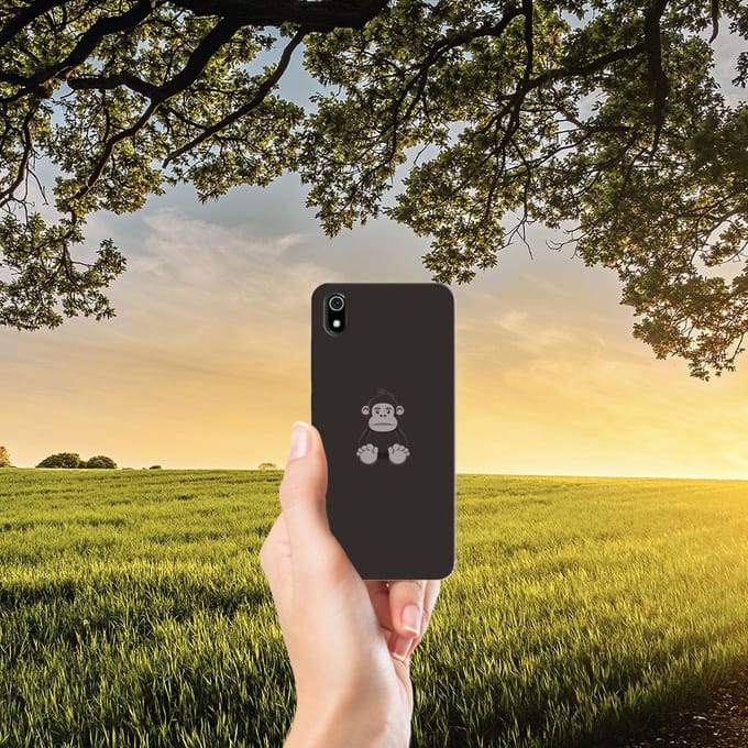Xiaomi Redmi 7A Telefoonhoesje met Naam Gorilla