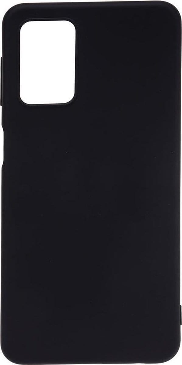 Shop4 - Samsung Galaxy A02s/ A03s Hoesje - Zachte Back Case Mat Zwart