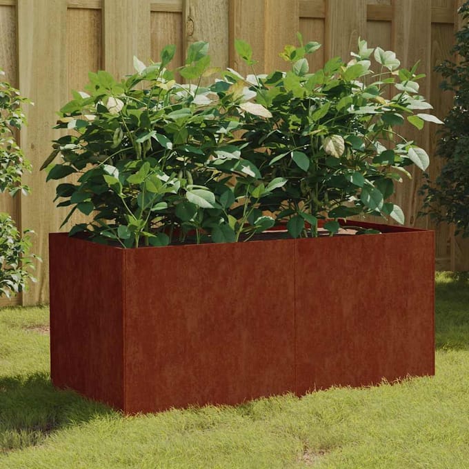 vidaXL - Plantenbak - 80x40x40 - cm - cortenstaal