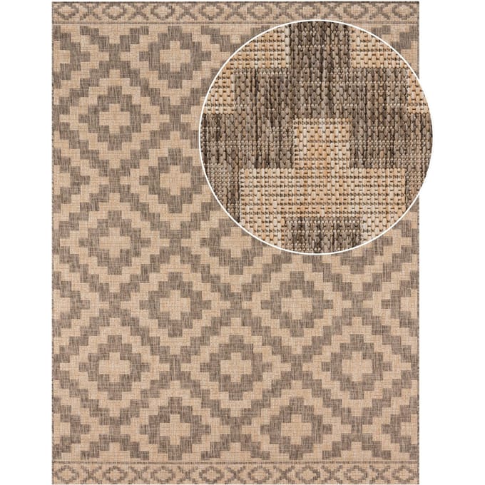 Binnen- en buitenkleed Moderna beige 60x100 cm