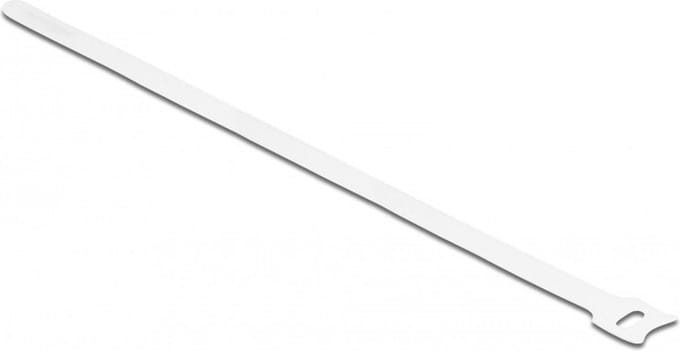 Haak-en-lus kabelbinding l 300 x w 12 mm wit 10 stuks