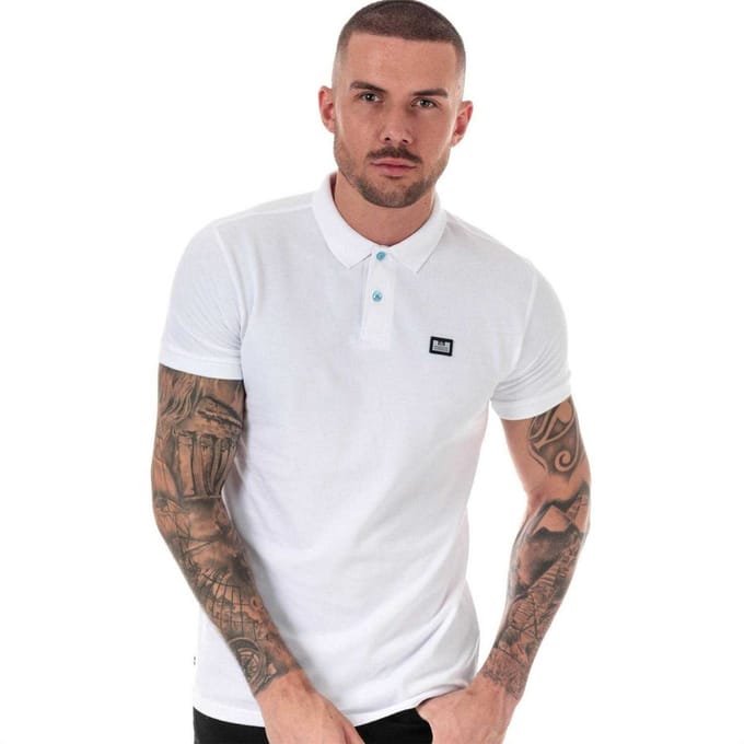 Weekend Offender Heren Barnum Katoenen Poloshirt (Wit)