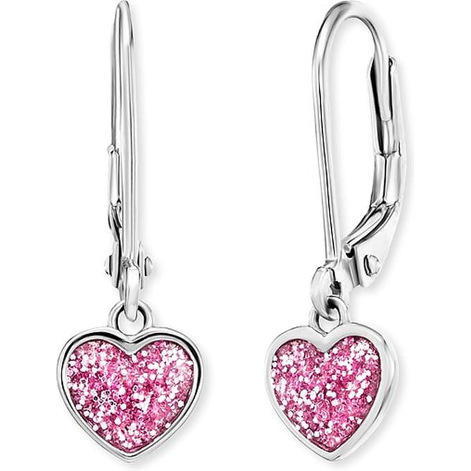 Engelsrufer Oorhangers KOL HEES-GLITTERHEART-H