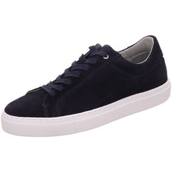 Leren sneakers met labeldetail, model 'Summer'