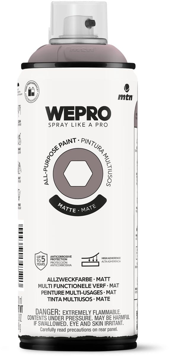Spuitbus Bruin Ukelele Mat MTN WEPRO ALL-PURPOSE PAINT 400ML