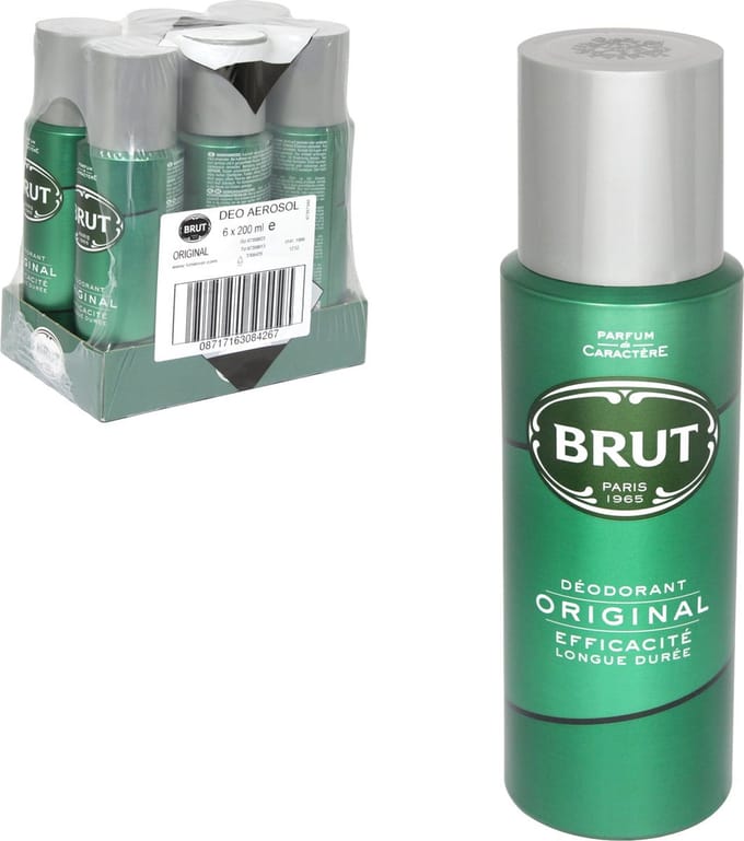 Brut Original Deo Spray - 6 x 200 ml