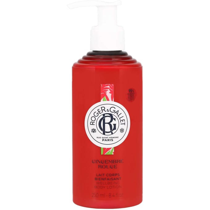 Roger & Gallet Gingembre Rouge Bodylotion 250ml, Hydraterend & Energiserend