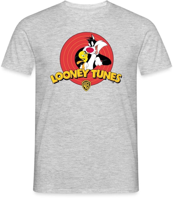 Looney Tunes Sylvester And Tweety T-Shirt Heren