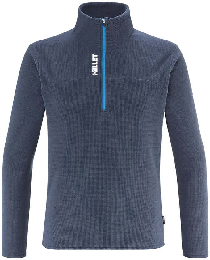 Millet Ubic Lightgrid Fleece Met Halve Rits Blauw L Man