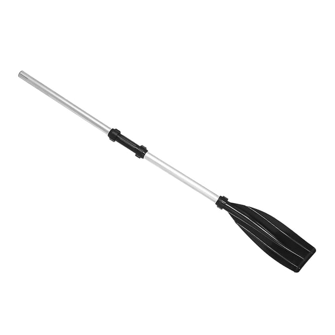 2 stuks aluminiumlegering afneembare lichtgewicht geribbelde kajakpeddels voor boten gray