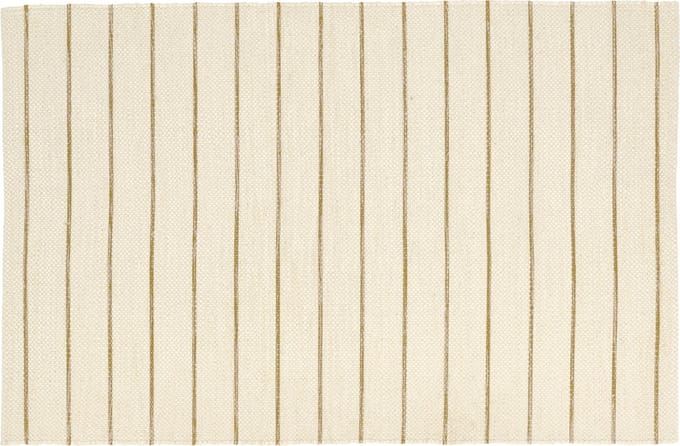 Södahl Line Kleed 60 x 90 cm Beige/Toffee Brown