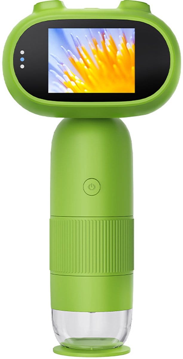 Digitale microscoop voor kinderen - Cartoon beeldscherm met HD-kwaliteit - Draagbare handloep
