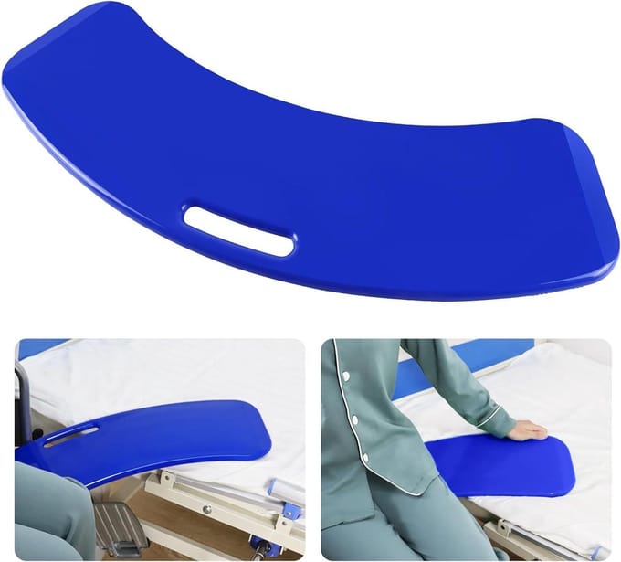 Schuifplank Transfer - Schuifhulp Rolstoel - Hulp bij Verplaatsing - Antislip Ontwerp - 79 x 20 cm - Groen