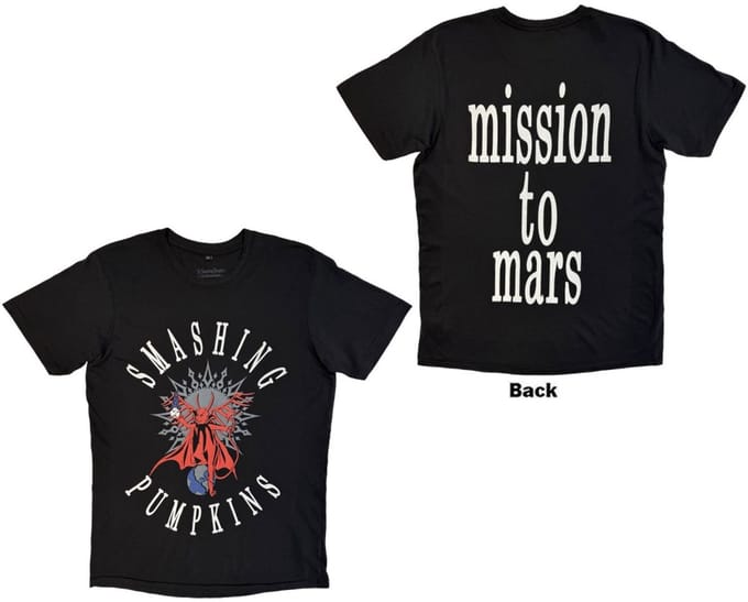 Smashing Pumpkins - Mission To Mars Heren Tshirt - S - Zwart