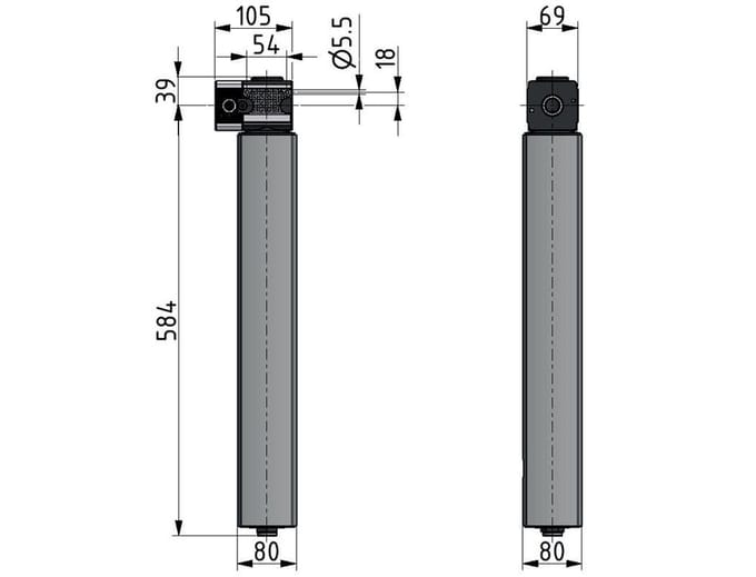 Membraandroger 1/2'' 1100l/min Mutifix