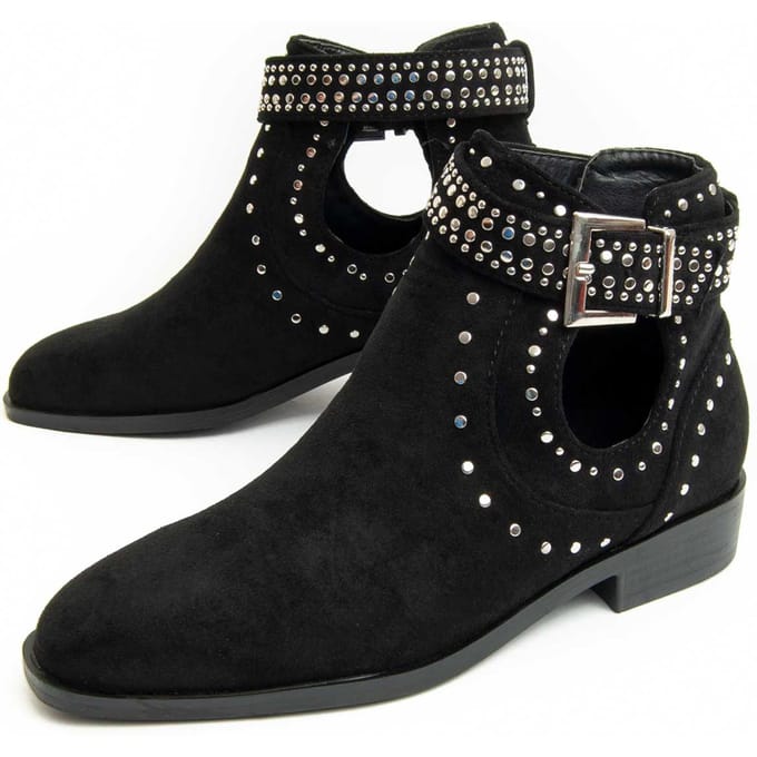 Montevita Enkelboots Bottivita9 in Zwart