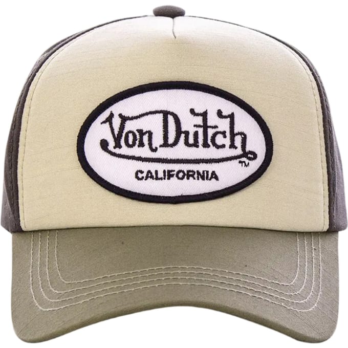 Von Dutch - Snapback Baseball Cap TOI1 | One Size | Verstelbaar | Druksluiting - Beige