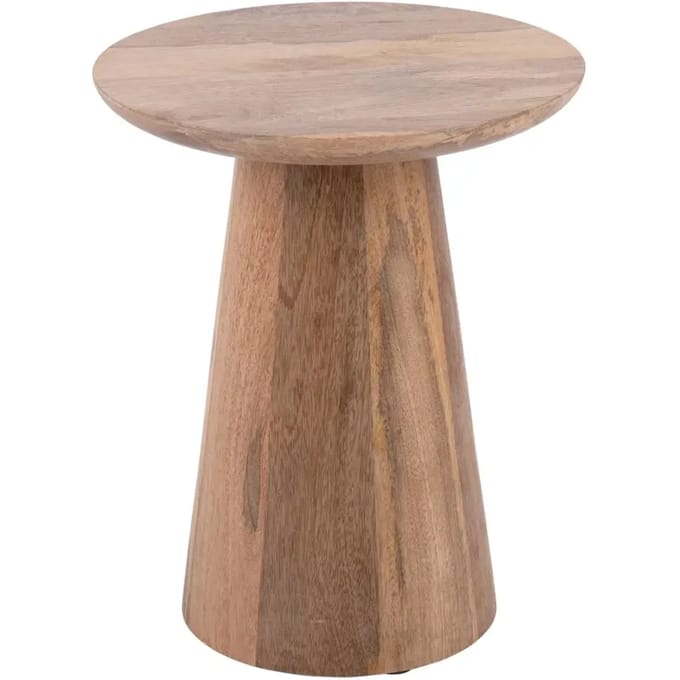 Leitmotiv Bijzettafel Force Small - Naturel - Ø40cm - Modern