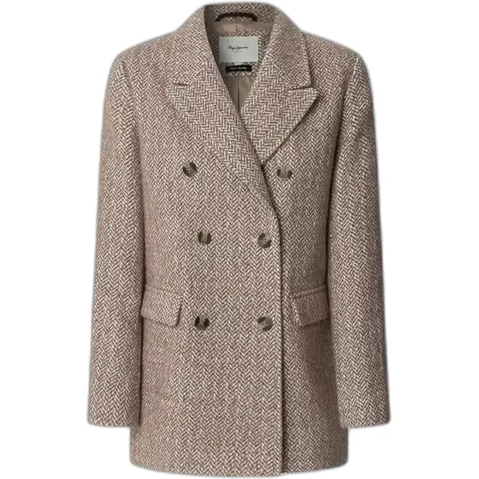 Pepe Jeans Salome Jas Beige L Vrouw