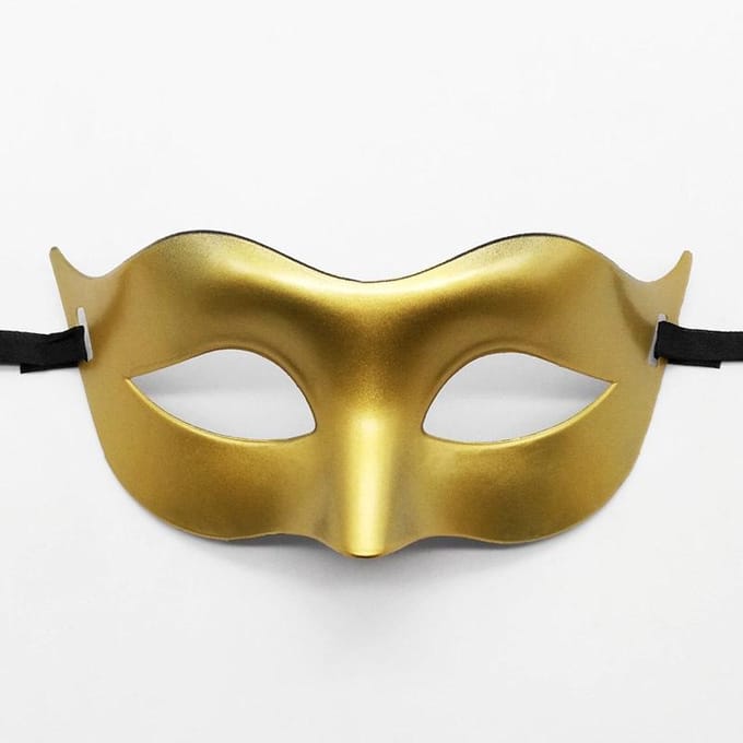 Heren Maskeradebal Masker Kostuumfeest Oogmasker Verkleedkleding wit