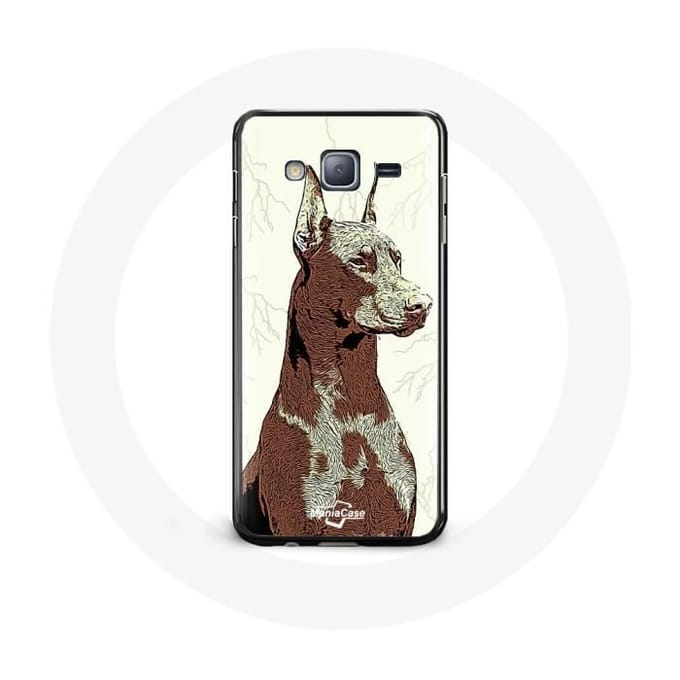 Coque pour samsung galaxy J5 2016 Doberman Race de chiens
