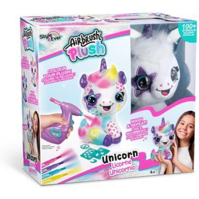 Airbrush - Pluche Eenhoorn - 2507411