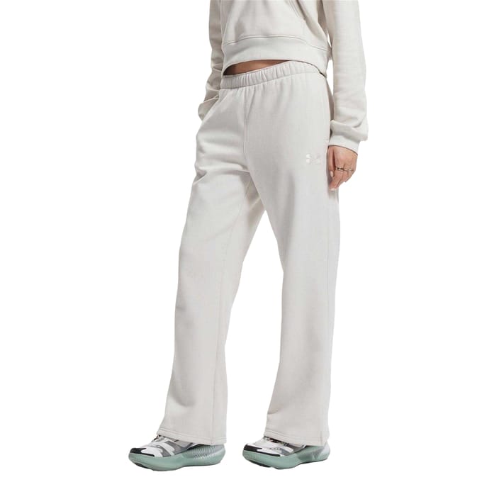 Under Armour Dames Icon Vida Relaxed Fit Trainingsbroek (Wit)