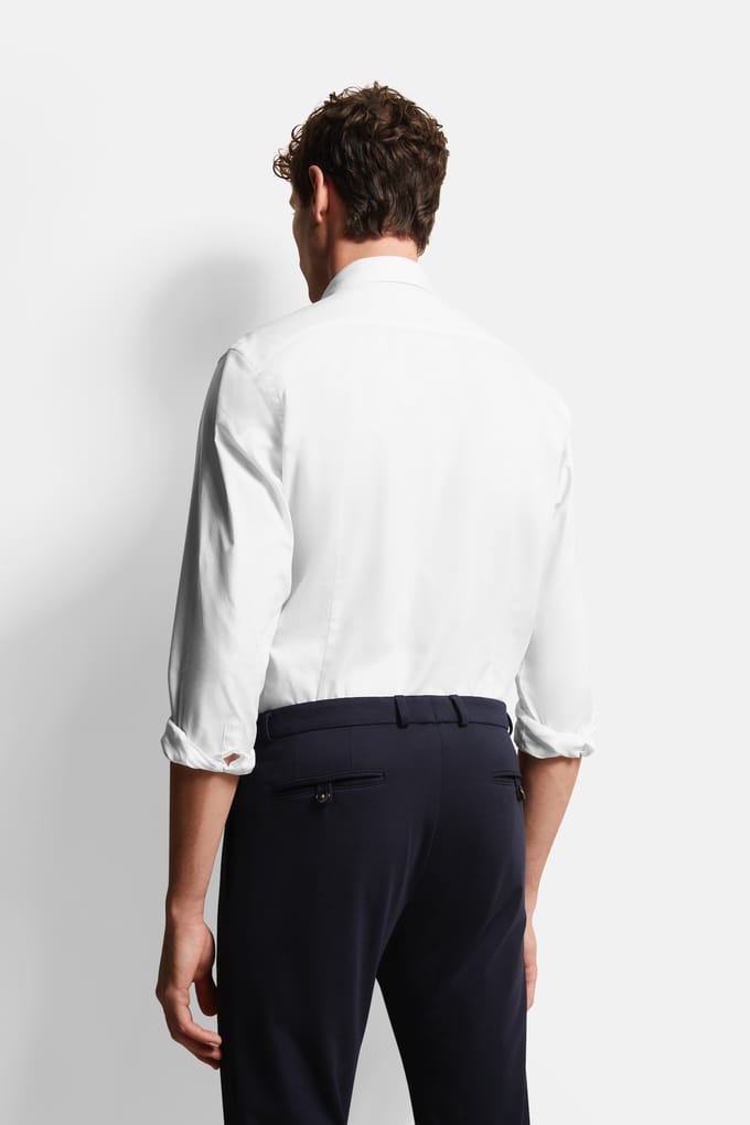 Bugatti Herren Katoenen overhemd met button-down kraag