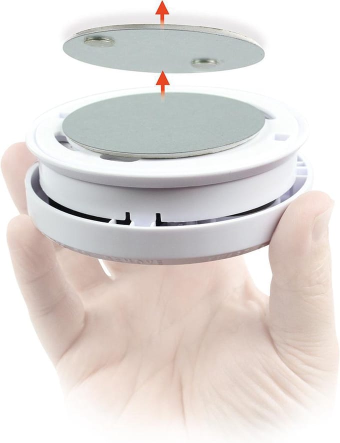 Magnetische Dectectorbeugel | Diameter: 70 mm | Plakband | Aantal producten in verpakking: 1 | Grijs