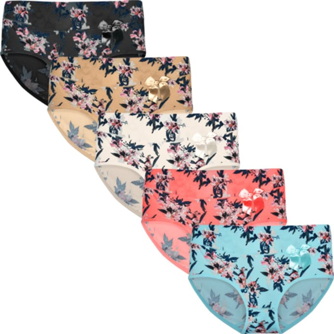 FINE WOMAN® Katoenen Slip 9073 5-pack L