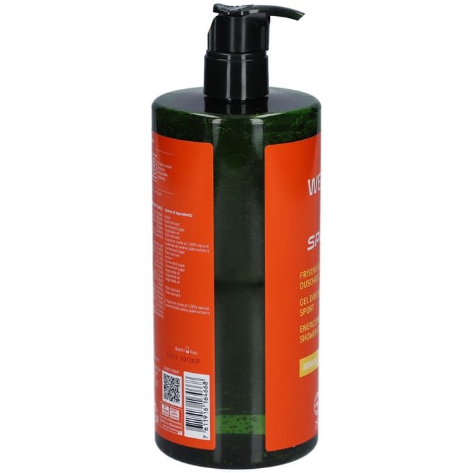 Weleda Sport Douchegel Arnica - Pompflacon - Verkwikt & Geeft Energie - Arnica, Rozemarijn & Lavendel - 750 ml