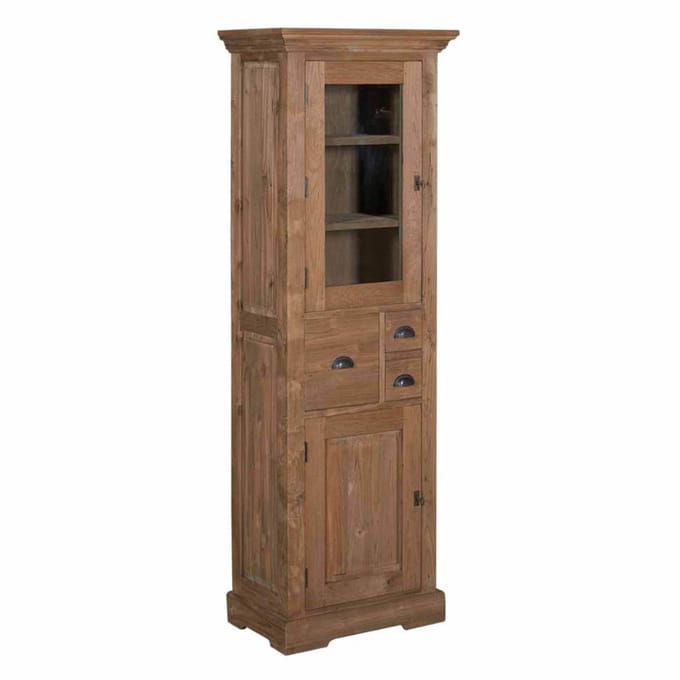 Tower Living - Bologna vitrinekast - 66 cm - bruin