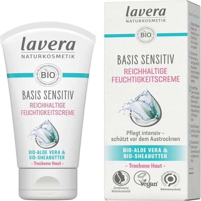 Lavera Gezichtsverzorging rijke hydraterende crème Dagopvang Dames 50 ml