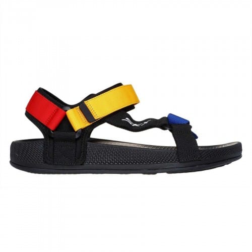 Skechers Heren Hyperslide Textiel Slippers (Zwart)