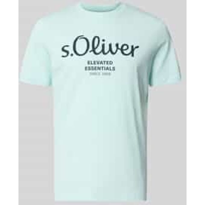 regular fit T-shirt van puur katoen
