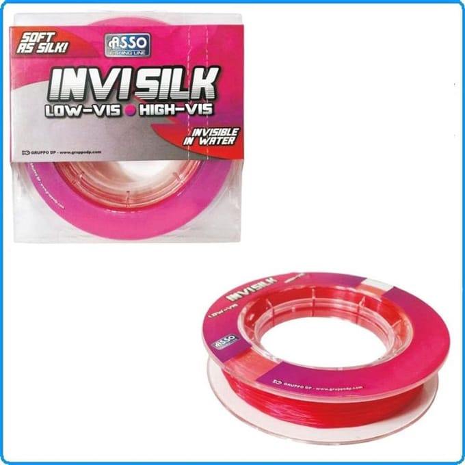 Asso Invisilk 600 M Monofilament Roze 0.140 mm