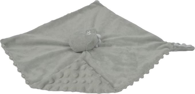 Soft Touch Knuffeldoekje Dinosaurus Junior 36 X 36 Cm Grijs