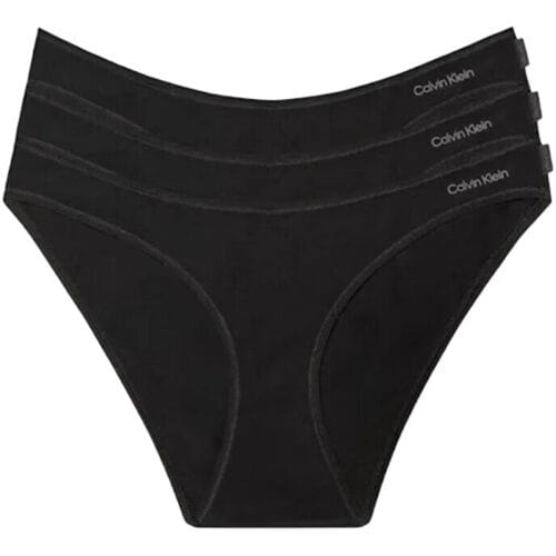 Calvin Klein bikini set van 3 UB1 zwart dames XS