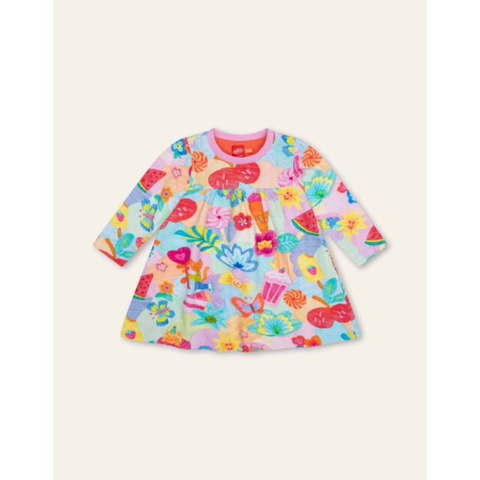Oilily Ditje Jurk- maat122/7yr Prism Roze