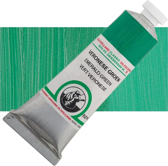 Oil paint Old Holland 40ml – 274 Emerald Green