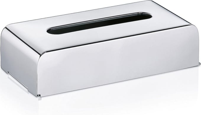 Tissuehouder tissuebox tissue box RVS glans ,wand of staand model