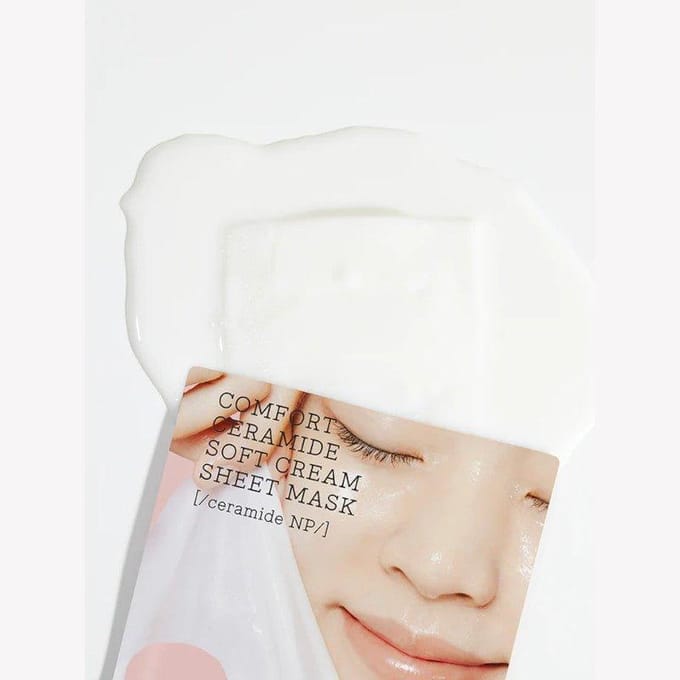 CosRx, Comfort Ceramide, Soft Cream Beauty Sheet Mask, 1 sheet, 0.87 fl oz (26 ml) beige