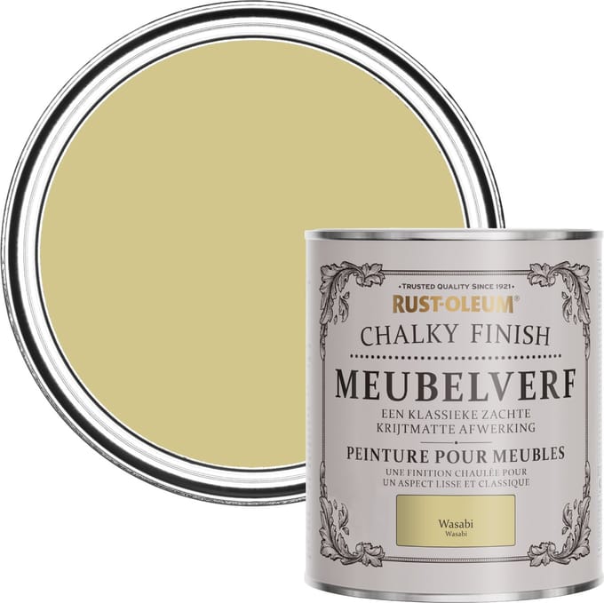 Rust-Oleum Groen Chalky Finish Meubelverf - Wasabi 750ml